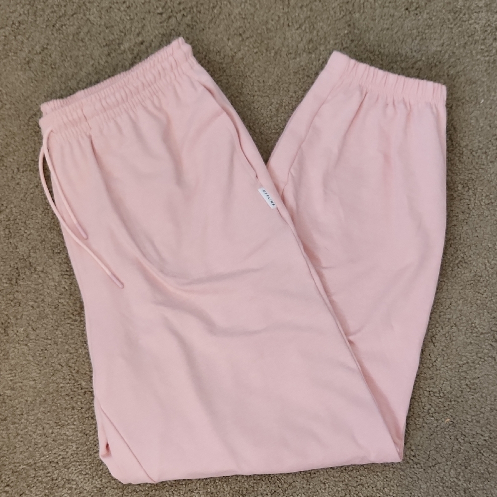 Aerie - NWT Pink Weekend Away Joggers - M/Long - Picture 2 of 8
